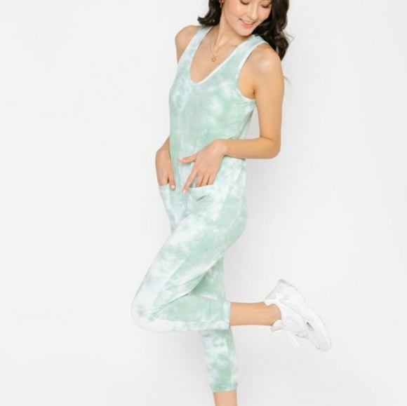 Smash and Tess Saturday romper in Spearmint - Picture 1 of 5